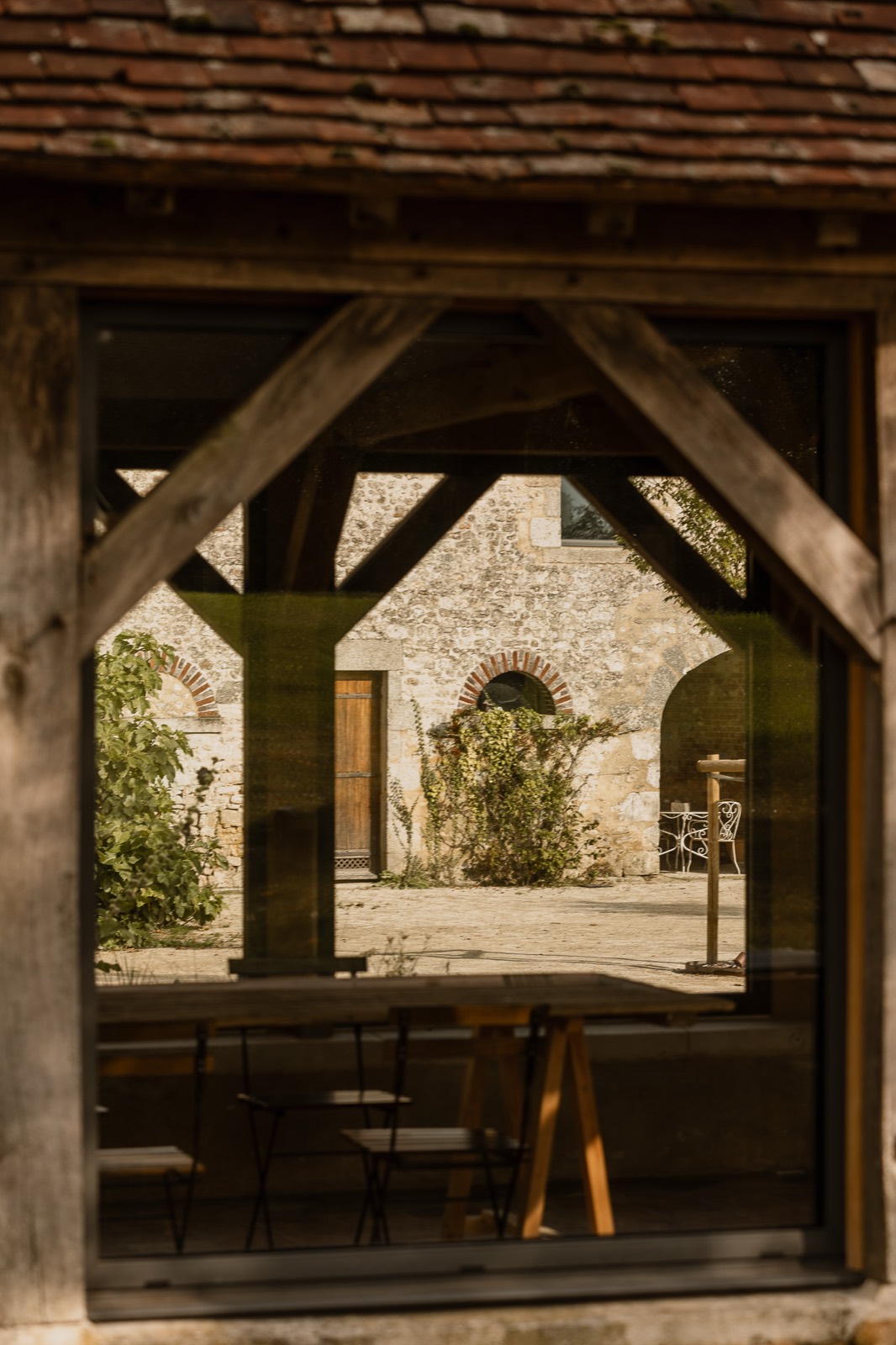 Vue depuis le jardin d'hiver