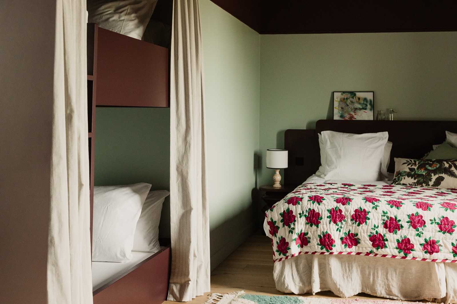 A warm interior at Le Val Gaudry